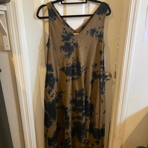 PACT black and brown dress size large